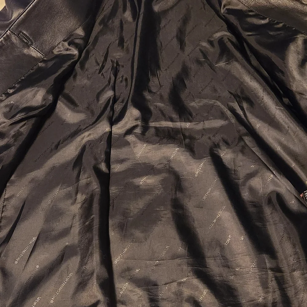 Womens Large Worthington 100% Lambskin Leather Jacket - Picture 9 of 9
